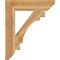 Ekena Millwork Merced Slat Rough Sawn Bracket, Western Red Cedar, 6"W x 30"D x 36"H BKT06X30X36MRC06RWR - alternate 2